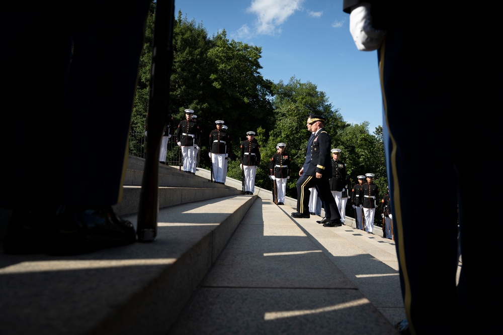 Polish President Karol Nawrocki Visits Arlington National Cemetery