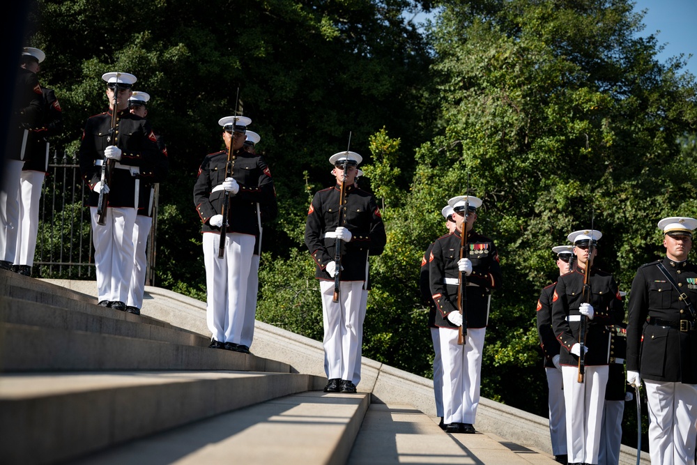 Polish President Karol Nawrocki Visits Arlington National Cemetery