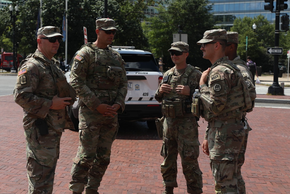 Taskforce Magnolia patrolling Union Station