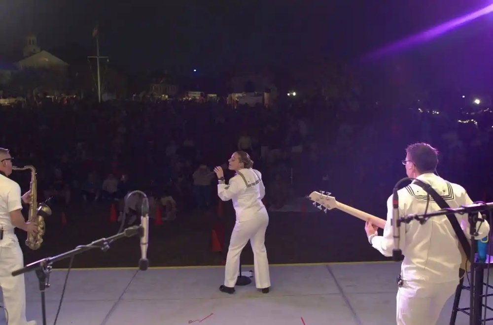 Rhode Island Sound performs for “Salute to Navy 250” at NAVSTA Newport