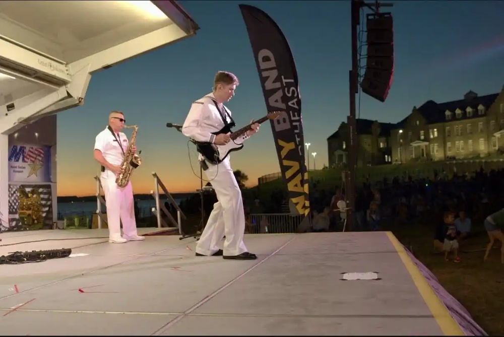 Rhode Island Sound performs for “Salute to Navy 250” at NAVSTA Newport