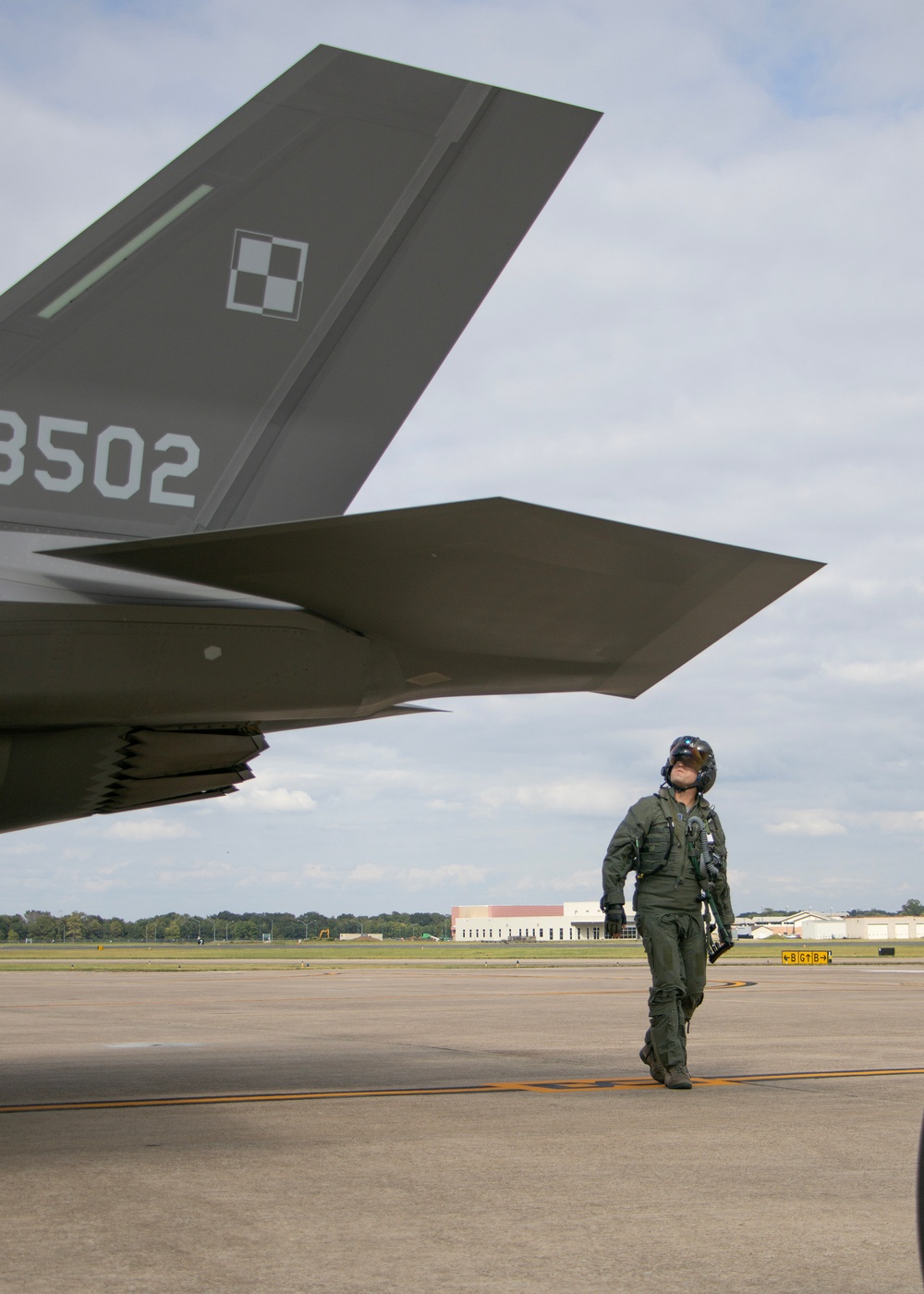 Polish F-35 Pilot Trains at Ebbing ANGB
