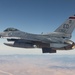 Edwards F-16C over the Mojave Desert