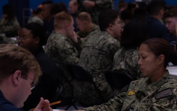USS Ronald Reagan Sailors Take Navy-wide Advancement Exam