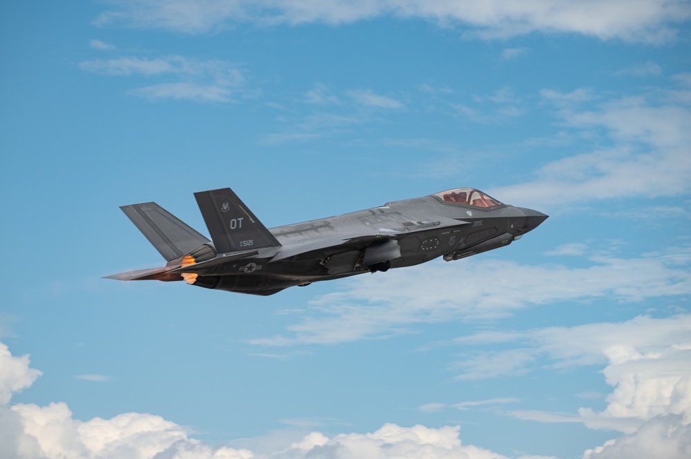 Nellis fighter aircraft conduct training missions