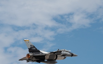 Nellis fighter aircraft conduct training missions