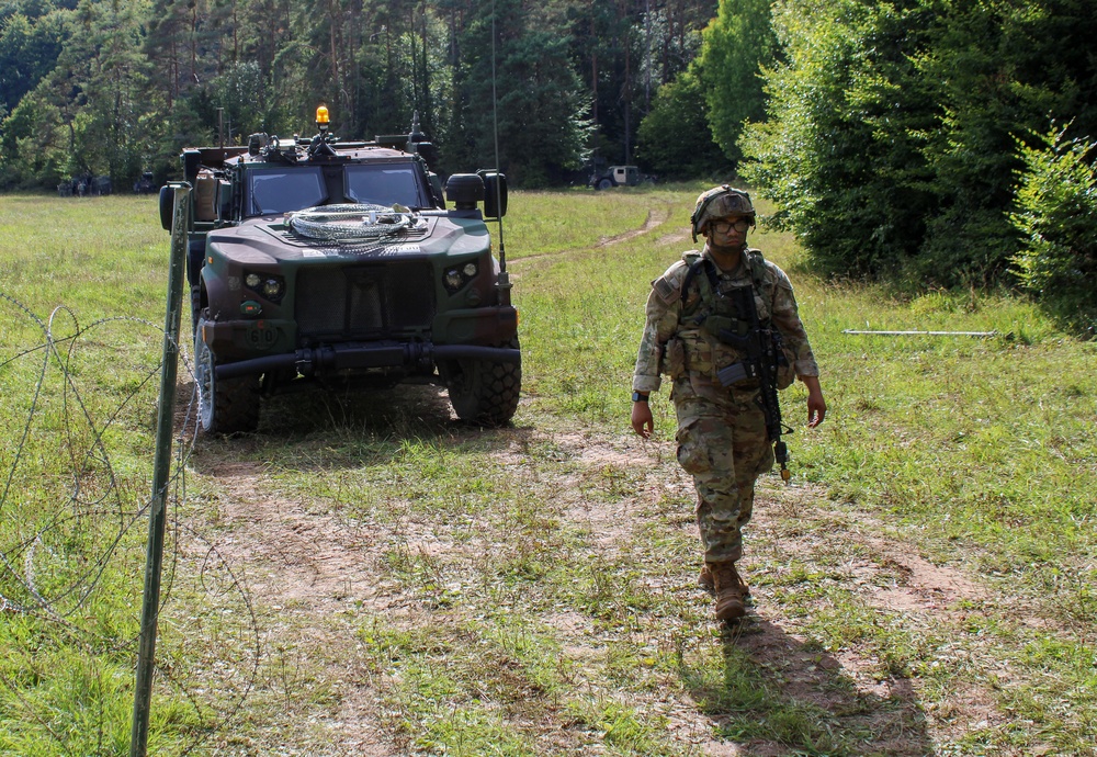 2CR Establishes Security Positions at Saber Junction 25