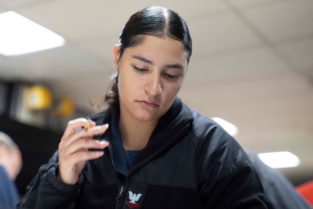 Kearsarge Sailors Take Advancement Exam