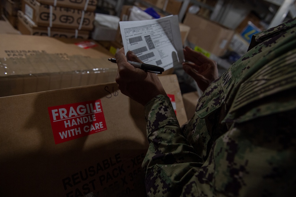 USS Ronald Reagan Sailors Work to Maintain Material Condition