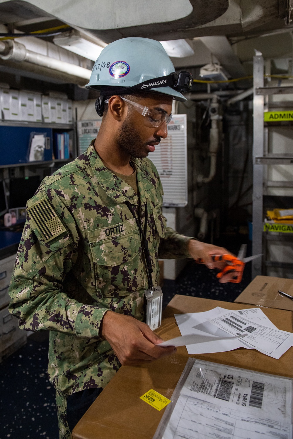 USS Ronald Reagan Sailors Work to Maintain Material Condition