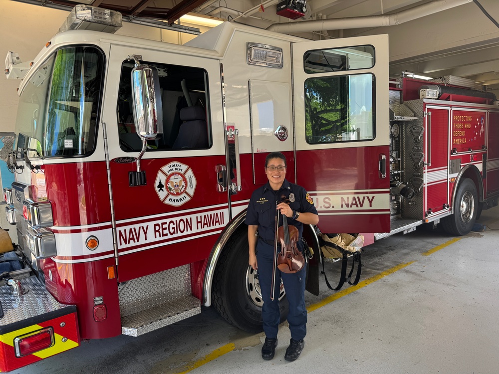 Violinist Finds Rewarding Career as a Federal Firefighter and Paramedic