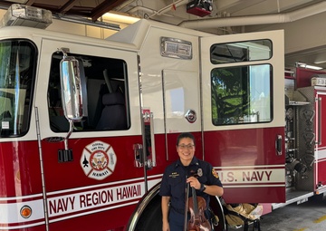 Violinist Finds Rewarding Career as a Federal Firefighter and Paramedic