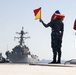 USS Truxton Pulls into Port at the Ras Al Tin Naval Base
