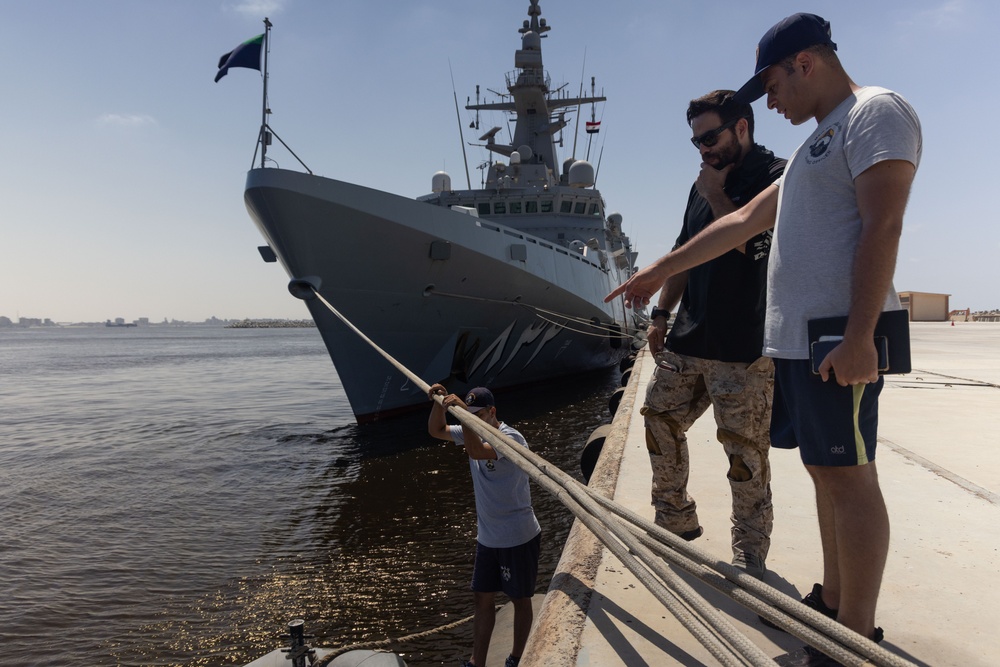 BRIGHT STAR 25 Anti-Terrorism Force Protection Dive for the USS Truxton