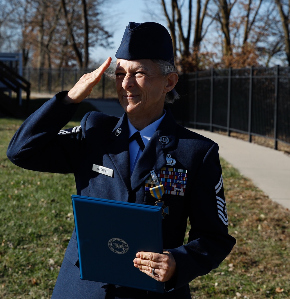 Missouri Airman Awarded Legion of Merit for Service with Funeral Honors Program