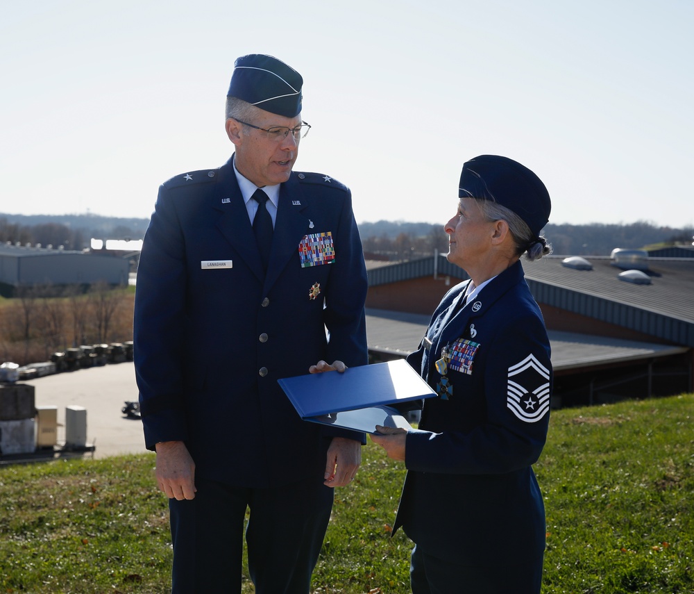 Missouri Airman Awarded Legion of Merit for Service with Funeral Honors Program