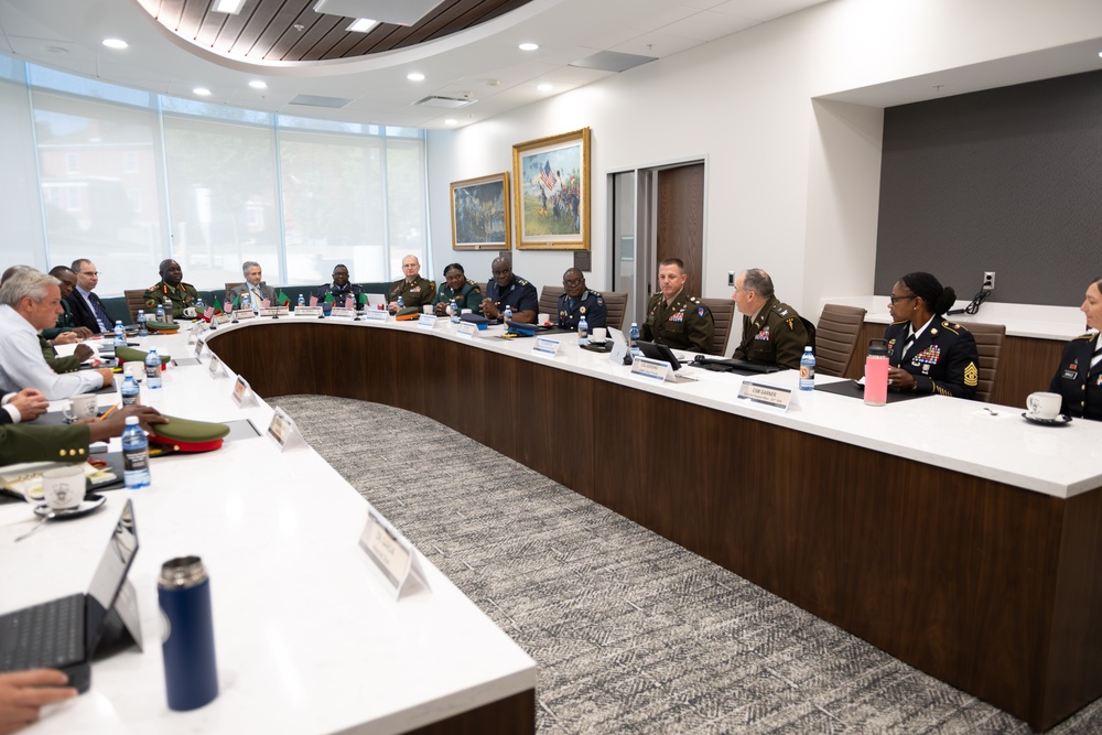 Zambian Defense Force delegation to the U.S. Army War College