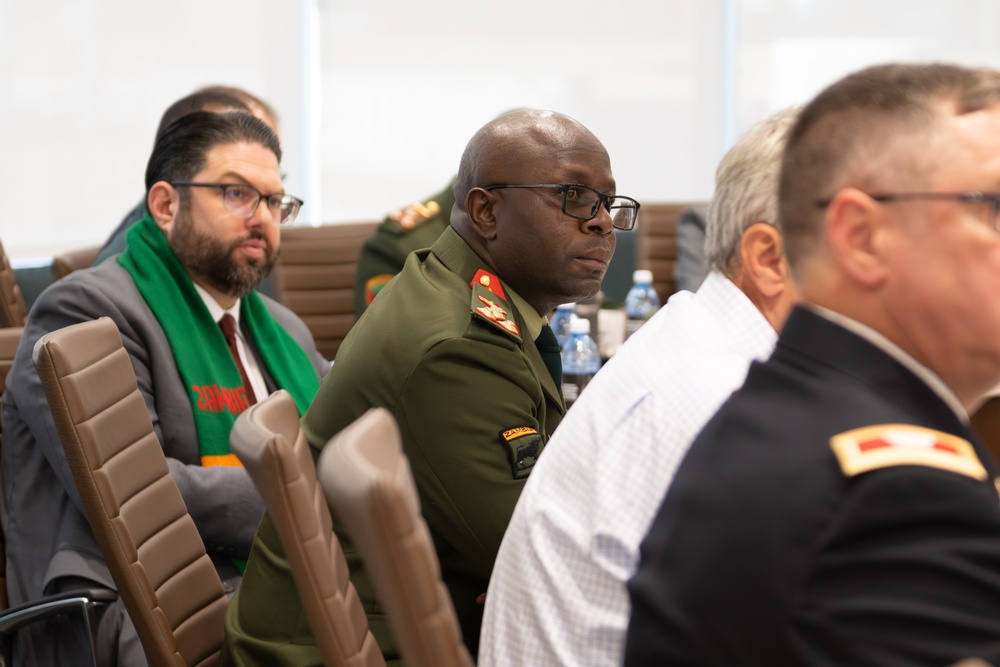 Zambian Defense Force delegation to the U.S. Army War College