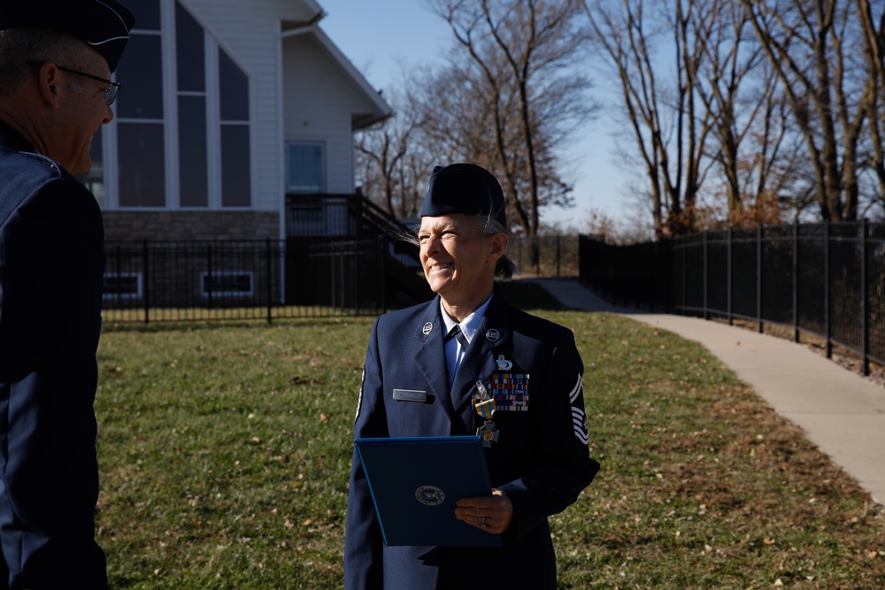 Missouri Airman Awarded Legion of Merit for Service with Funeral Honors Program