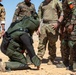 Indians demonstrate their explosive hazard detection equipment to U.S. Marines and multi-national partners