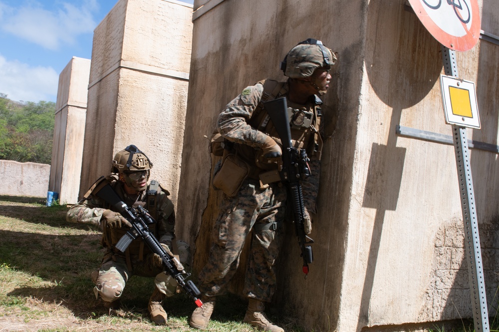 Hawaii Airmen, Marines host hazmat-combat training in Toxic Swell 25