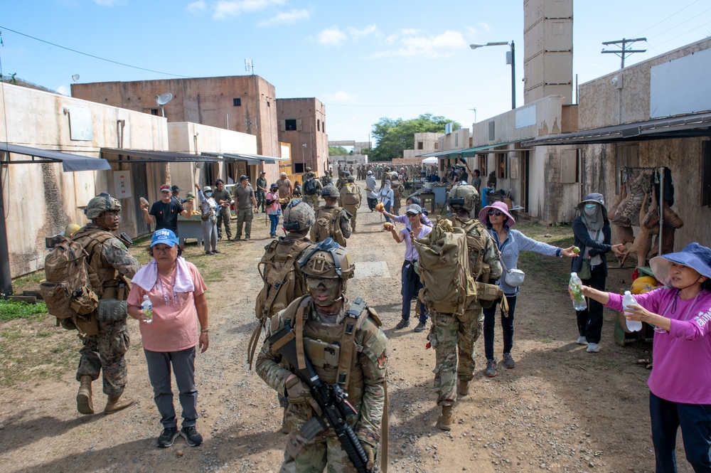 Hawaii Airmen, Marines host hazmat-combat training in Toxic Swell 25