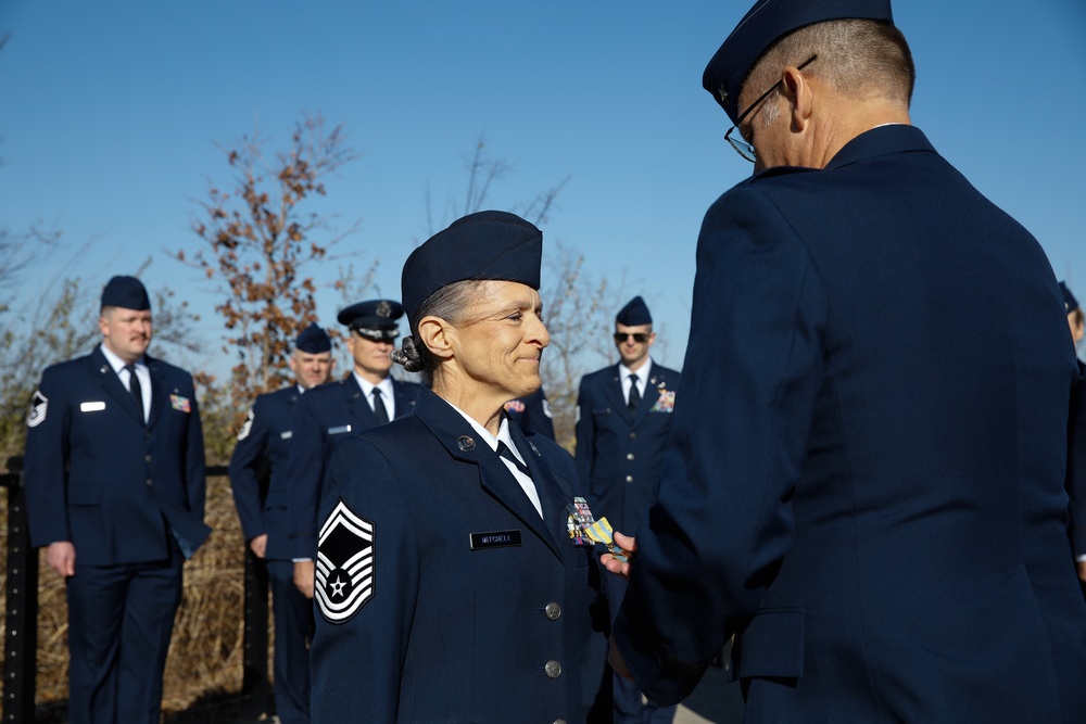 Missouri Airman Awarded Legion of Merit for Service with Funeral Honors Program