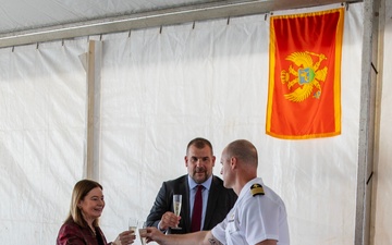 United States Ambassador to Montenegro aboard USS Mount Whitney