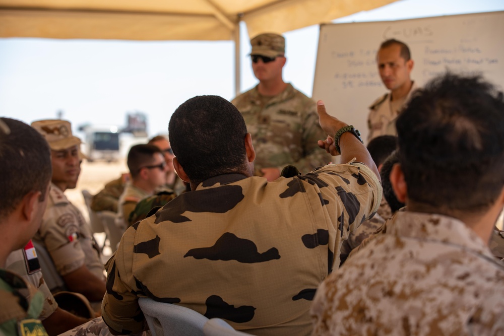 U.S. Soldiers train C-UAS during Bright Star 25