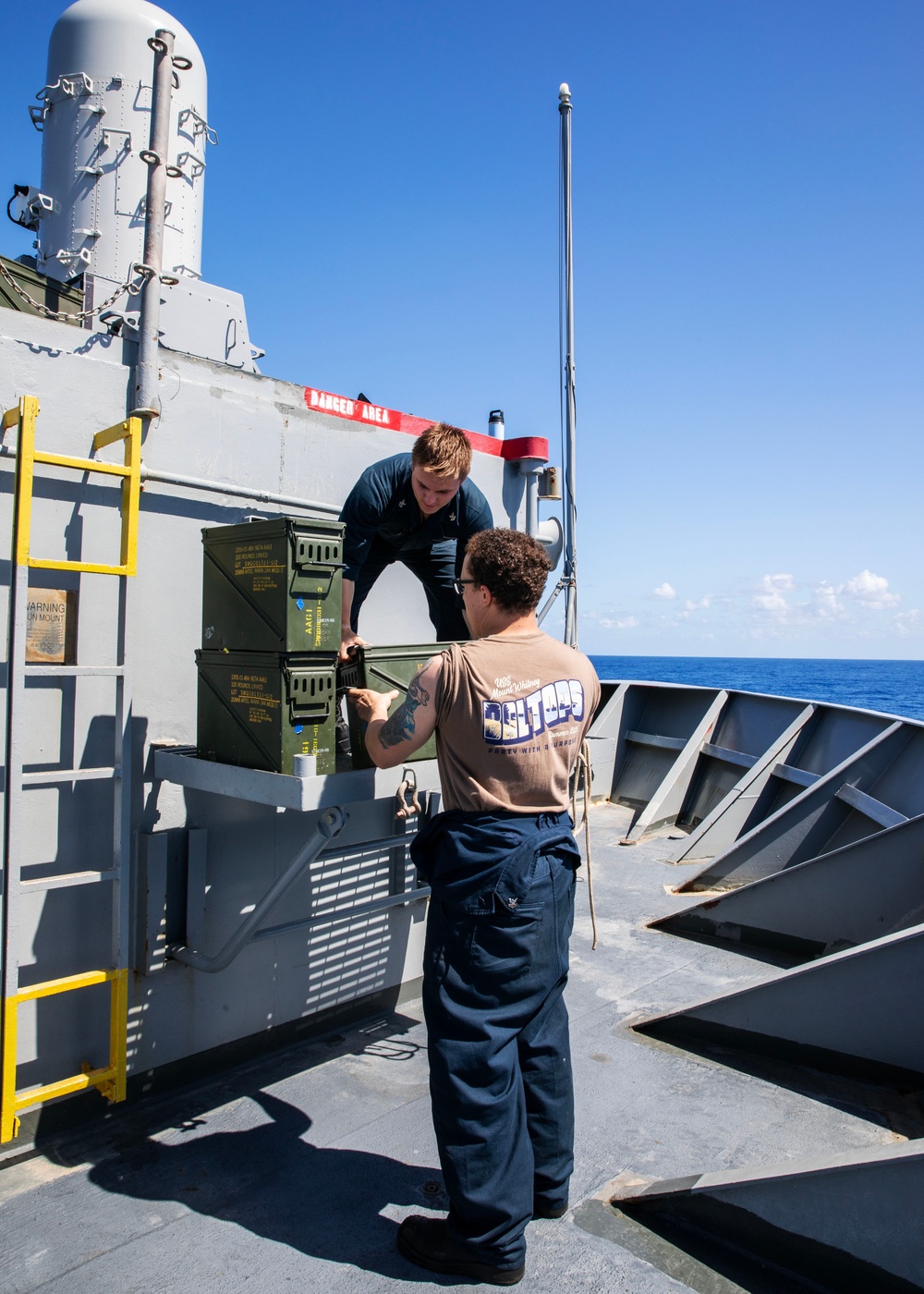 USS Mount Whitney Departs Homeport, Gaeta, Italy