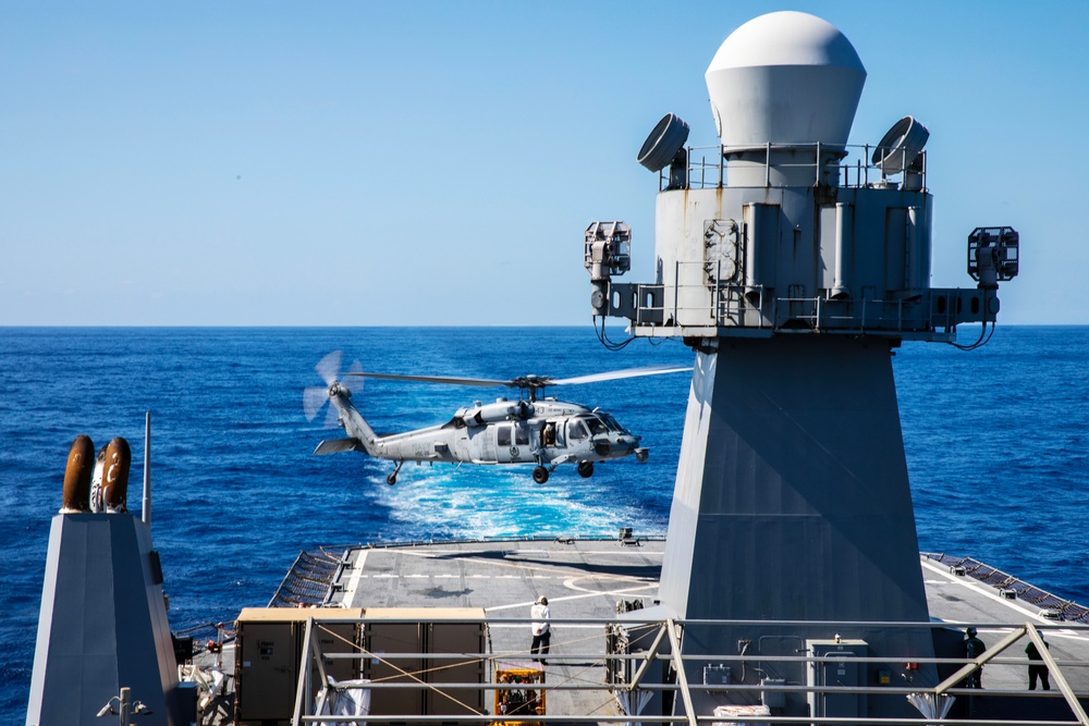 USS Mount Whitney Departs Homeport, Gaeta, Italy