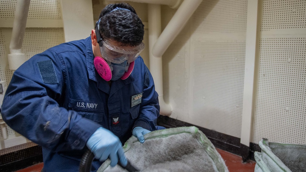USS Theodore Roosevelt Maintenance