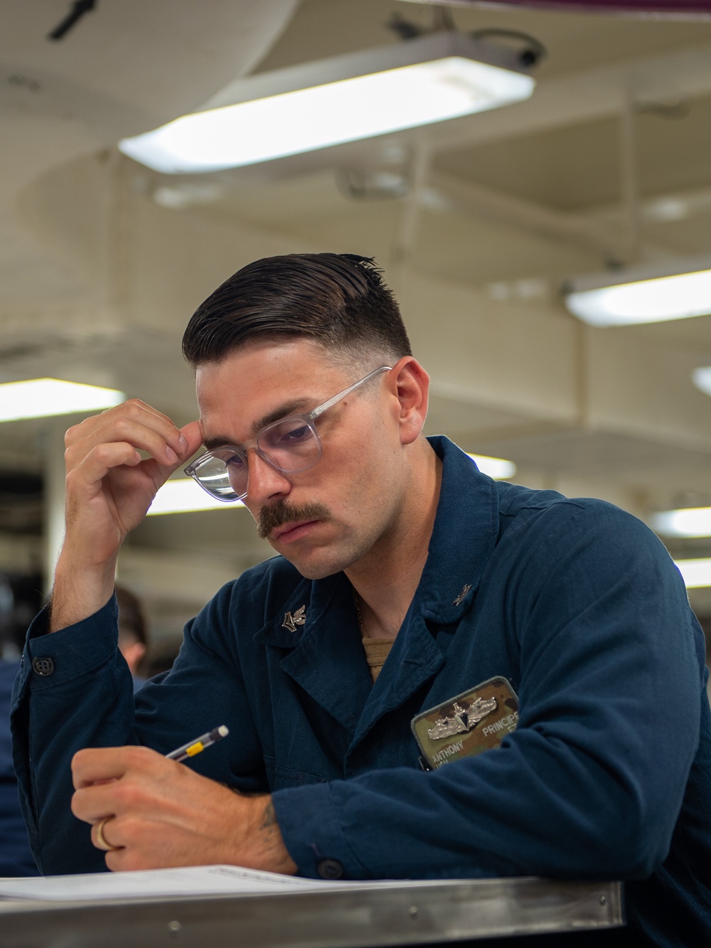 USS Theodore Roosevelt Advancement Exams