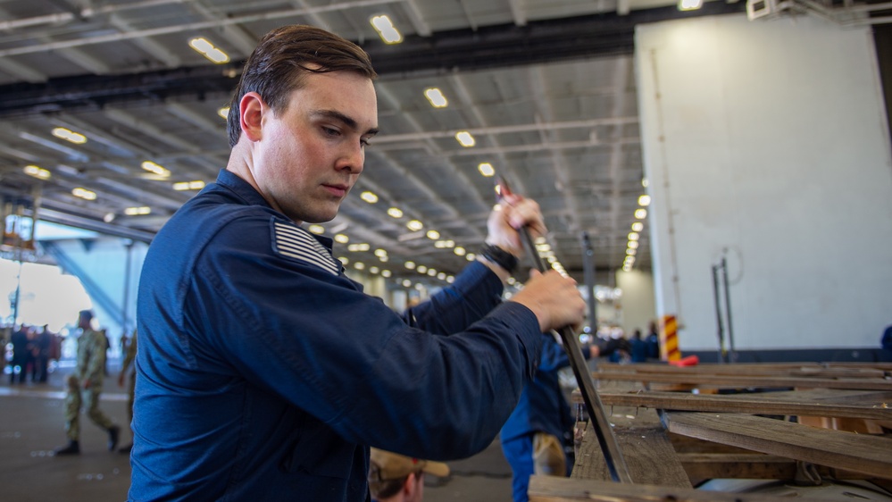 USS Theodore Roosevelt Maintenance