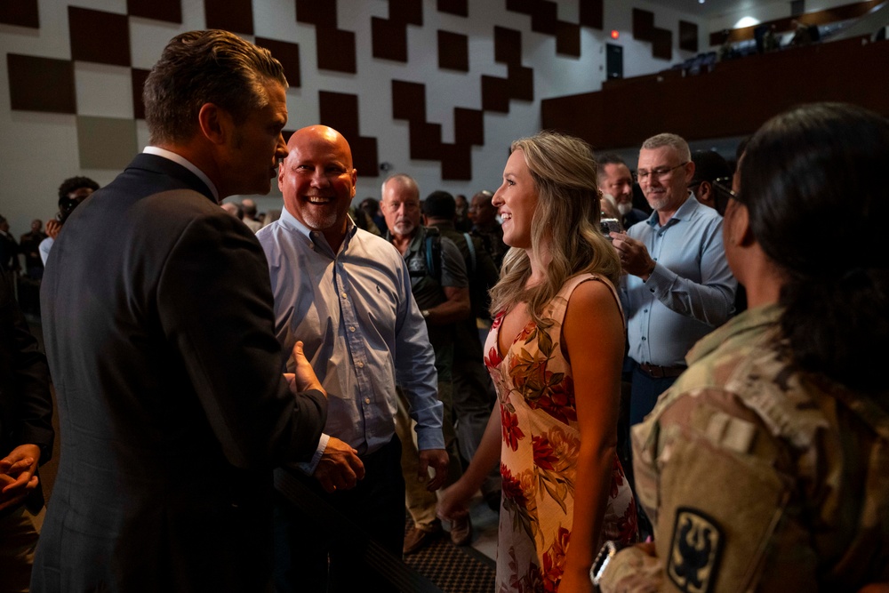 SD Hegseth Visits Fort Benning, Georgia