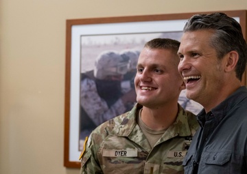 SD Hegseth Visits Fort Benning, Georgia