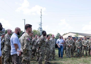 SD Hegseth Visits Fort Benning, Georgia