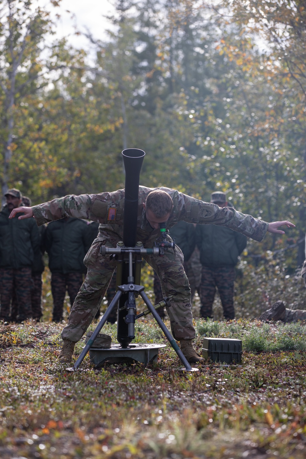 Indian and U.S. Army bilateral training exercise at Yudh Abhyas 25 in Fort Wainwright, AK