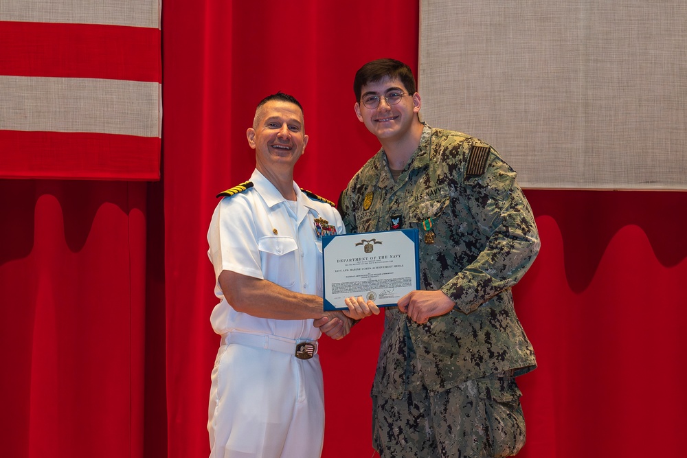 CFAY Holds All Hands and Awards at Quarters
