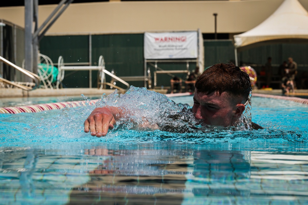 3d LCT participates in a squad competition
