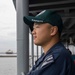 USS Frank Cable (AS 40) departs Chennai, India