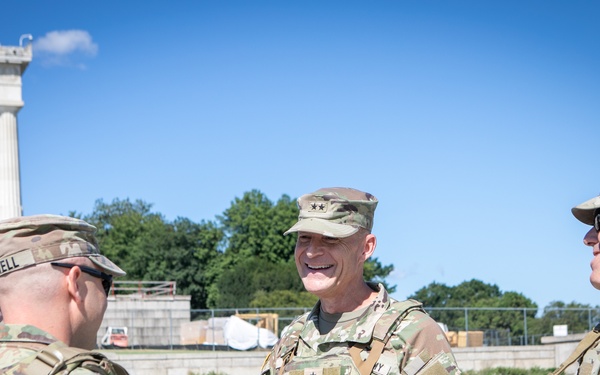 West Virginia National Guard adjutant general visits West Virginia Guard soldiers assigned to Joint Task Force - District of Columbia