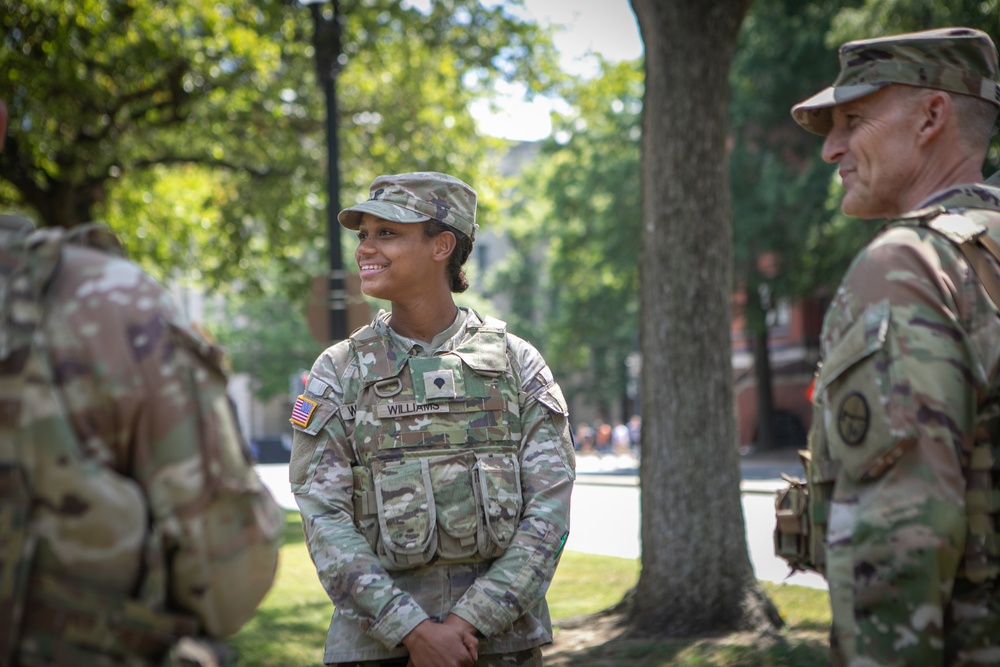West Virginia National Guard adjutant general visits West Virginia Guard soldiers assigned to Joint Task Force - District of Columbia