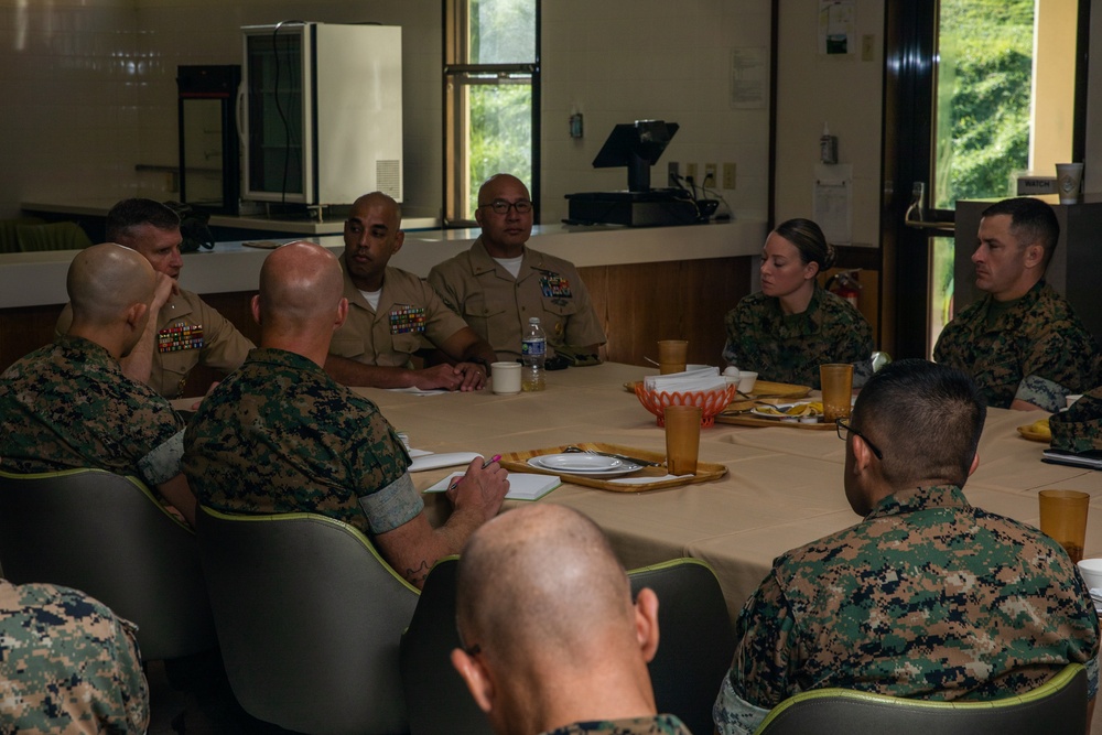 Commanding General Speaks to Staff Noncommissioned Officers