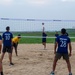 USS Frank Cable Sailors play Volleyball with Indian Navy sailors