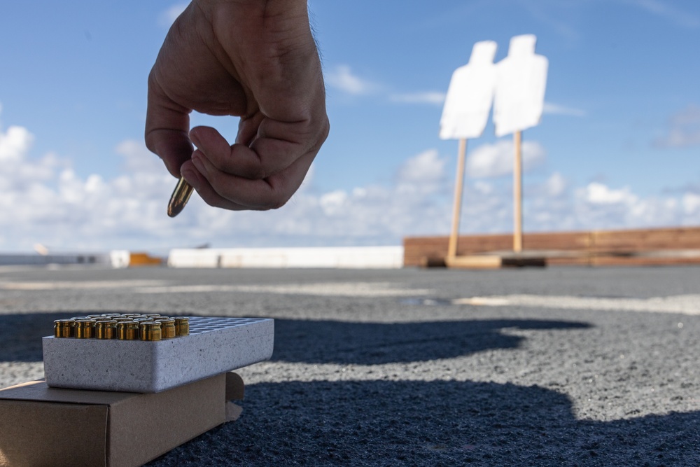 31st MEU | Baker Co. conducts pistol shoot