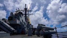 USS Higgins Conducts Live-Fire Exercise