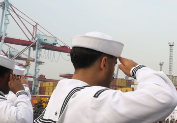 USS John Finn Departs Jakarta Following Port Visit to support Super Garuda Shield 25
