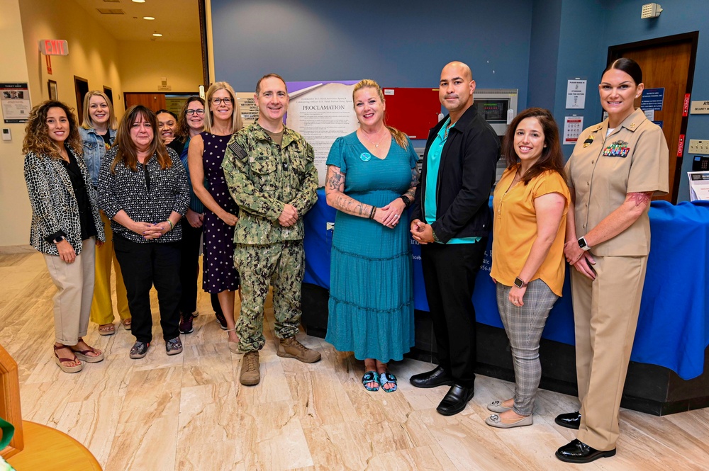 NAVSTA Rota Suicide Prevention Month Proclamation Signing