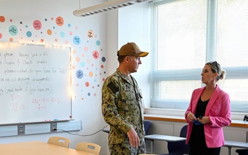 Commander, Navy Region Europe, Africa, Central Visits U.S. Naval Station Rota